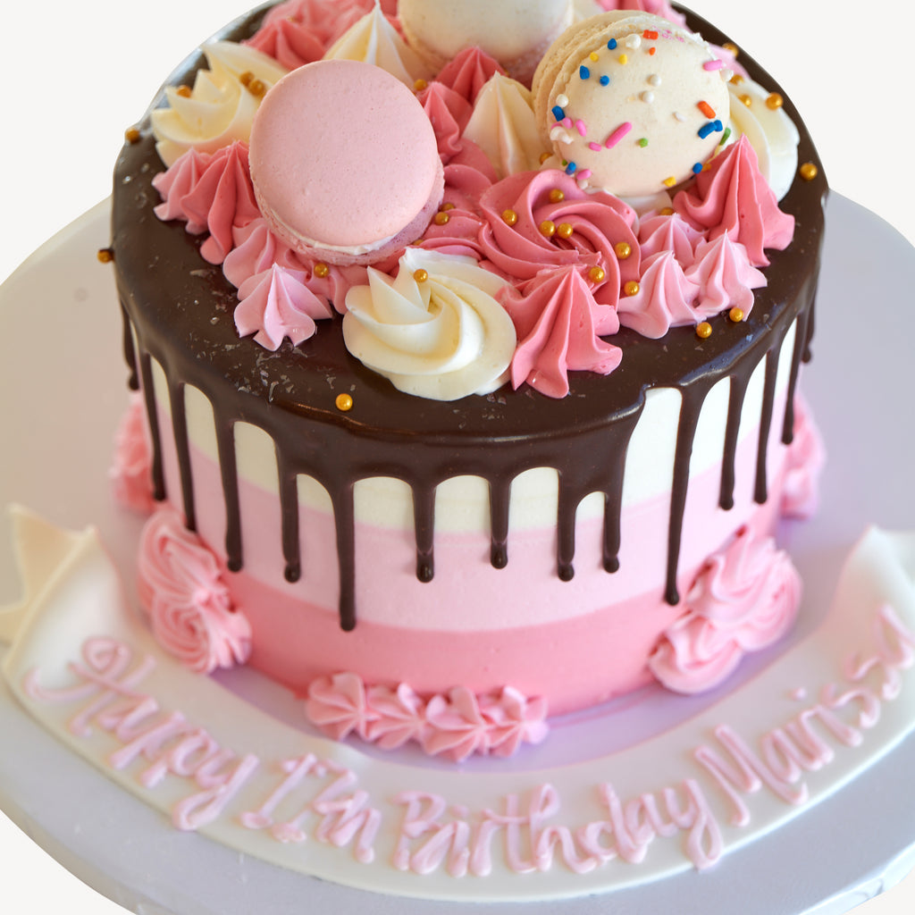 Pink Birthday Cake Design & Price Online