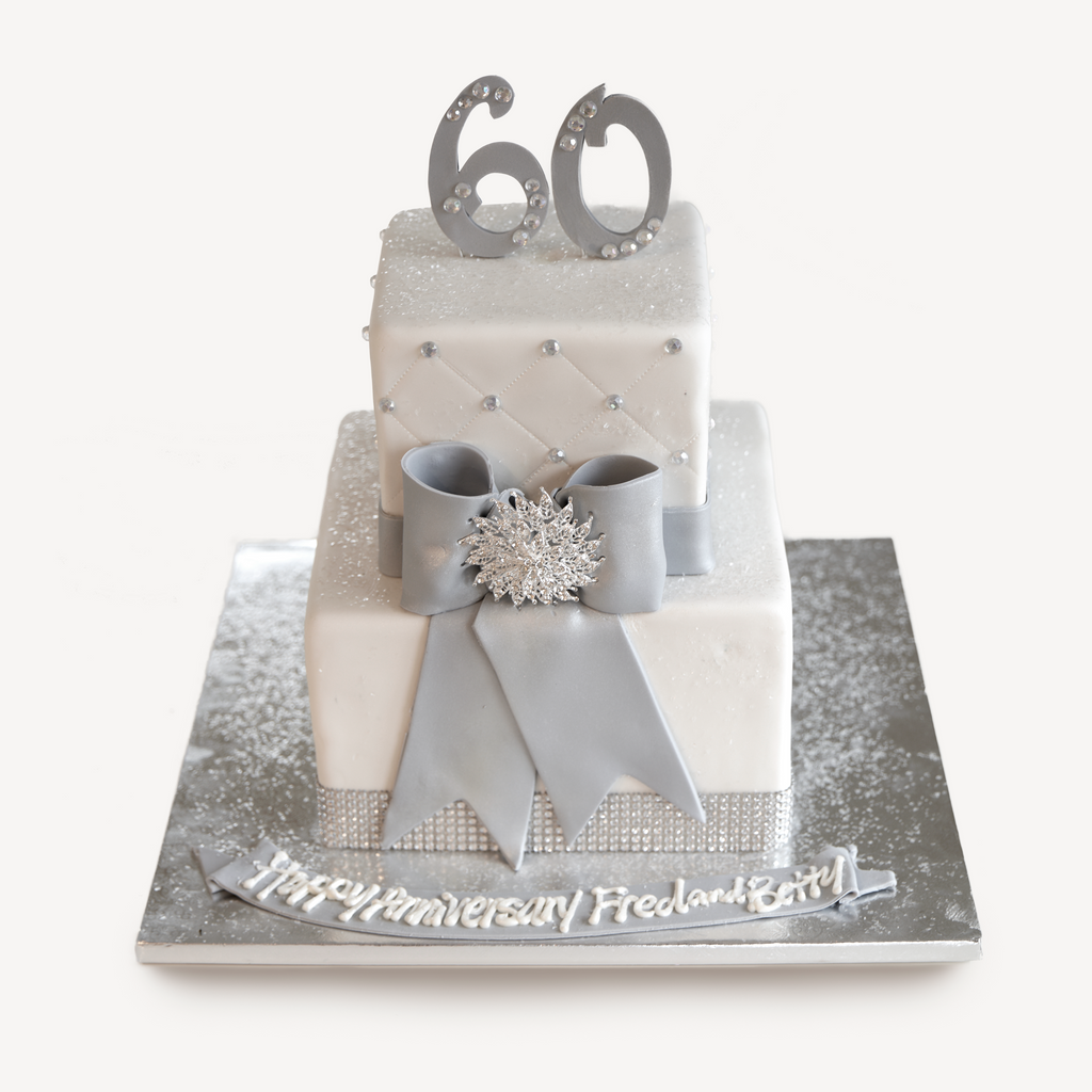 Diamond 60Th Anniversary Cake 