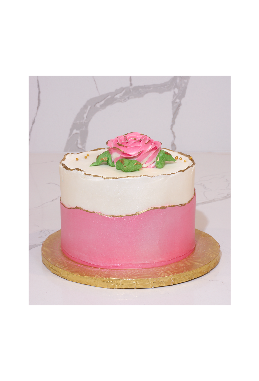 Online Cake Order - Gold Leaf Drip Cake #12Drip – Michael Angelo's