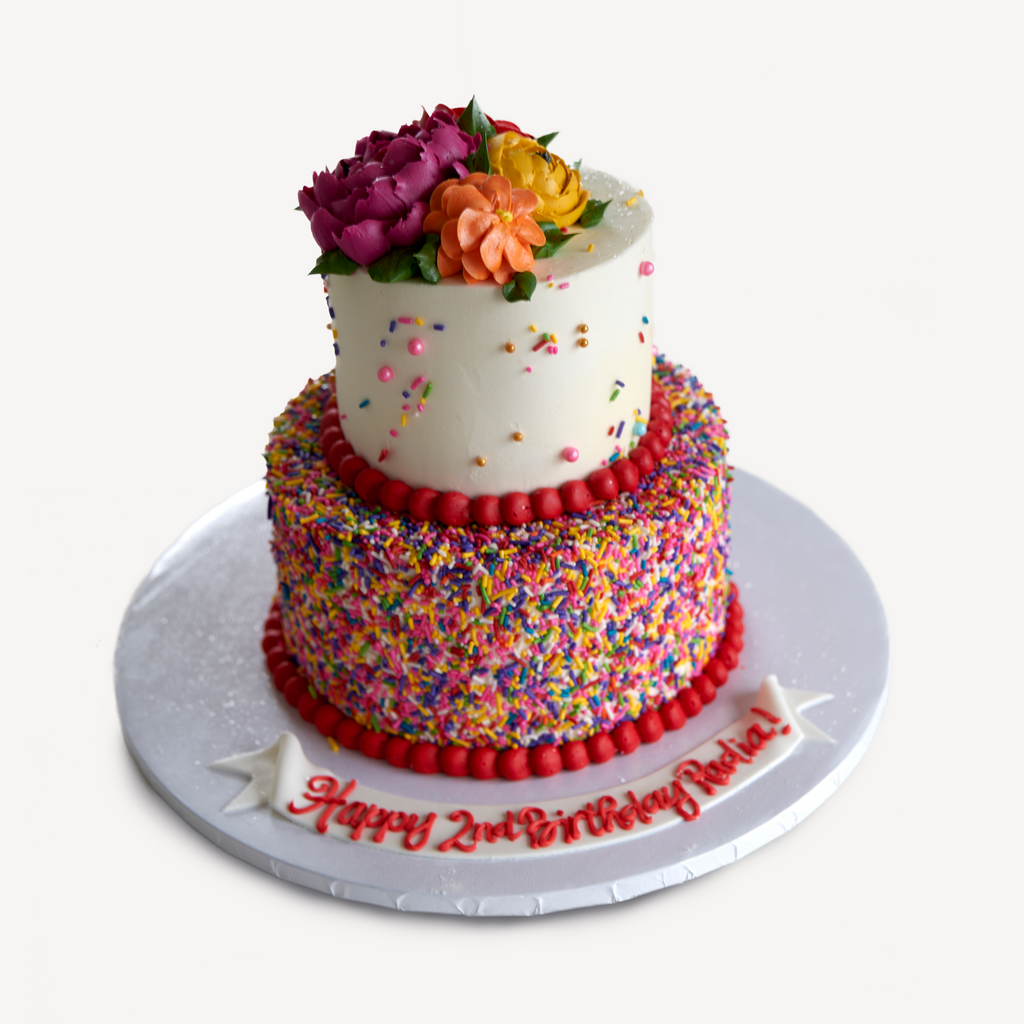 Online Cake Order - Macaron & Sprinkles Drip Cake #5Drip – Michael Angelo's