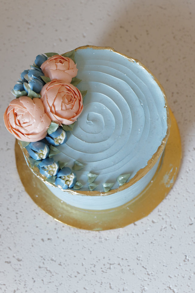 Online Cake Order - Dusty Blue #426Featured