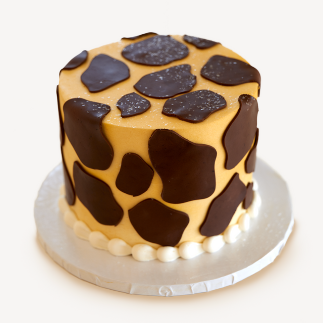 Number 1 Giraffe Cake - Sugarlily Cakes
