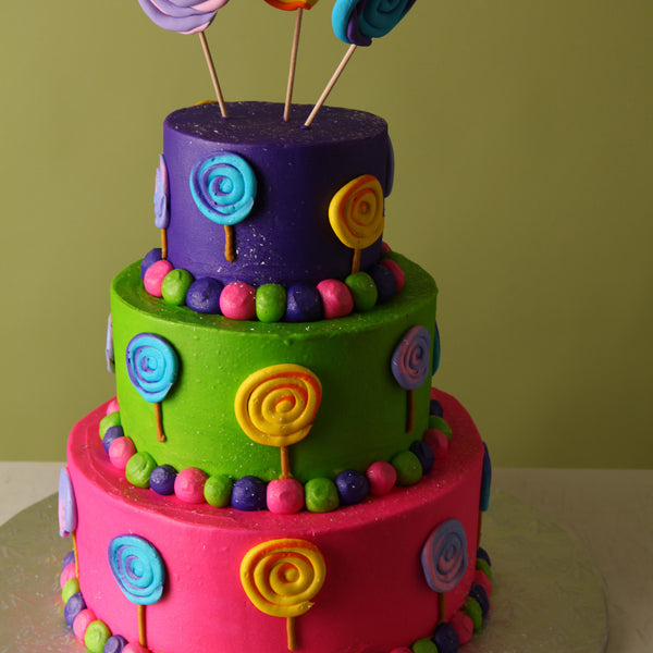 Lollipop Theme Cake – Caramel Sweet Arts