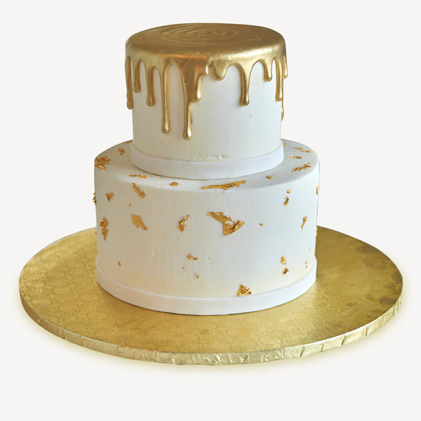 Simple Gold Leaf: Build Your Own Cake