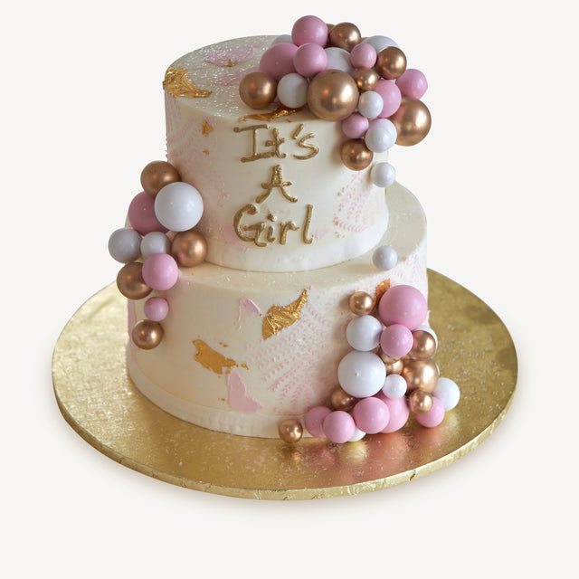 Baby girl cake 4 | Cute elephant cake