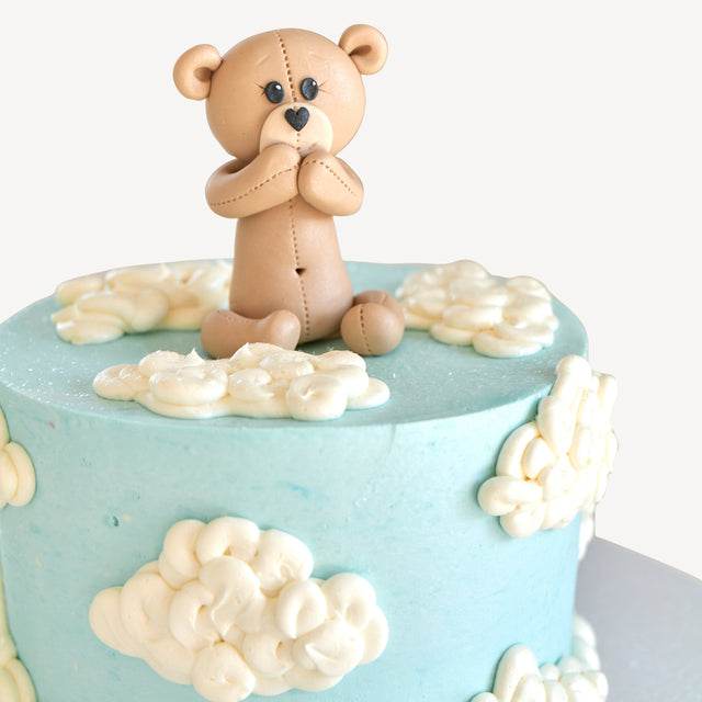 Buy Teddy Bear Cake Topper Pink Bow Fondant Teddy Bear Bear Online in India  - Etsy