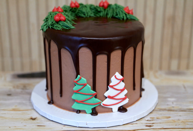 Christmas Chocolate Drip #63Featured - Bakery Pick Up