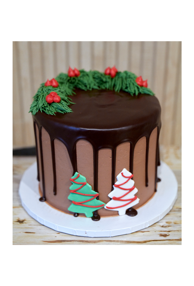 Christmas Chocolate Drip #63Featured - Bakery Pick Up