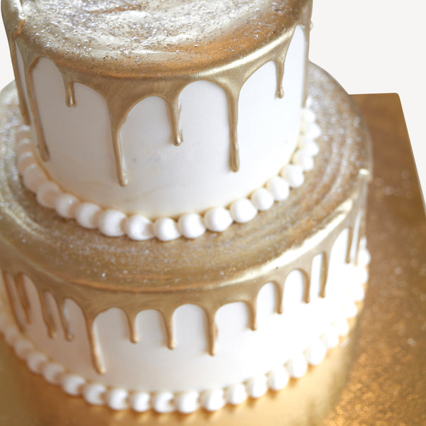 The Perfect Gluten Free White Cake | Let's Celebrate!