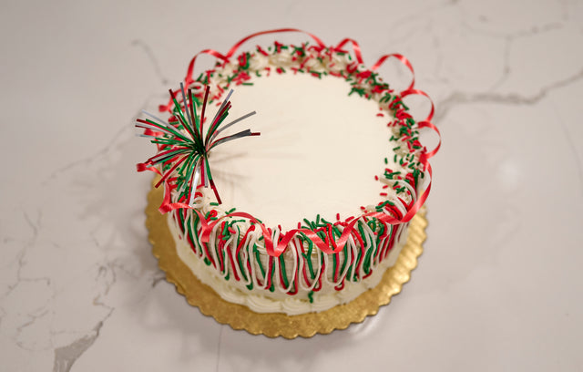 Holiday Party Standard Round Cake #16Standard - Bakery Pick Up