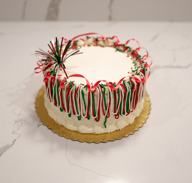 Holiday Party Standard Round Cake #16Standard - Bakery Pick Up