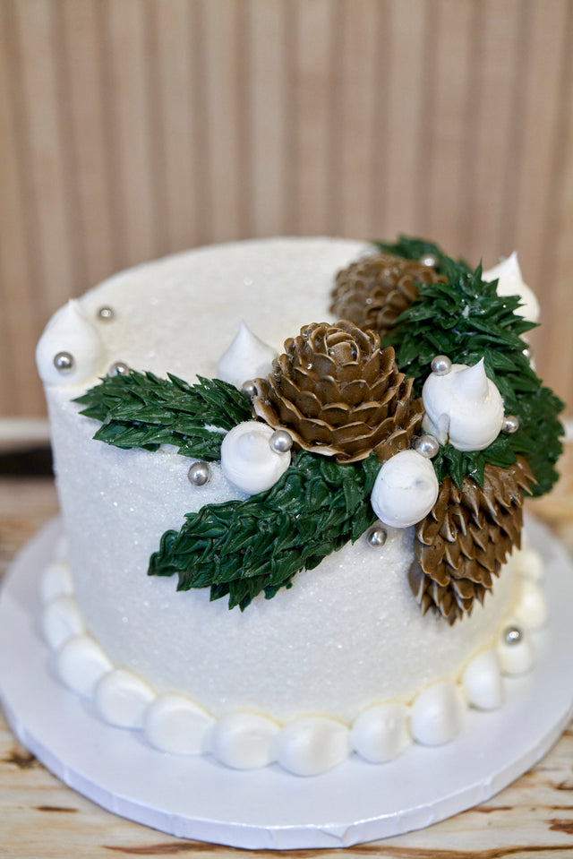 Online Cake Order - Winter Pinecone #65Featured