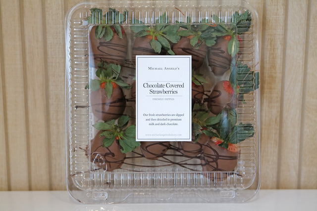 Standard Box Chocolate Strawberry Order - A Dozen Strawberries for Bakery Pick Up